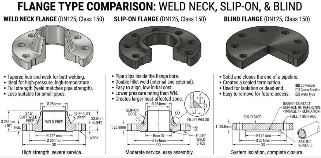 What Is a Flange? the Function, Structure, Types