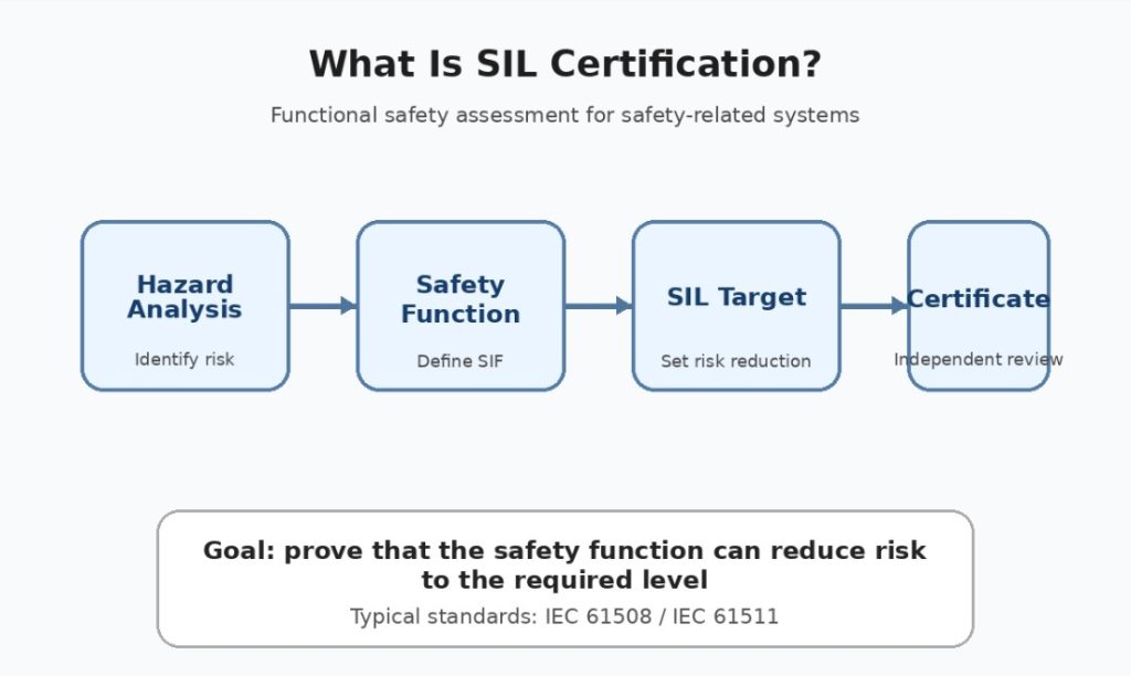 What Is SIL Certification?  SIL Levels, Functional Safety, and Certification Process