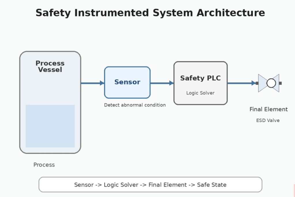 Structural diagram of SIS safety instrument system What Is SIL Certification? SIL Levels, Functional Safety, and Certification Process
