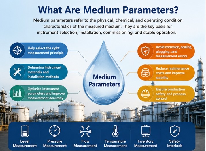 What Medium Parameters Mean in Industrial Instrument Selection