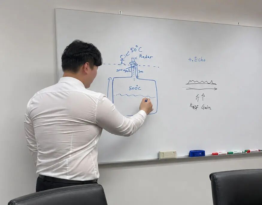 Korean and Japanese Customers Visit Shenzhen Jiwei to Explore Level Measurement Solutions for Steel, Mining, and Cement Industries