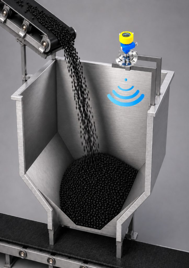 Application of JWrada Radar Level Meters in Coal Mines Application of Radar Level Meters in Falling Rock Conditions: Level Measurement Solution for Crushers and Stone Silos