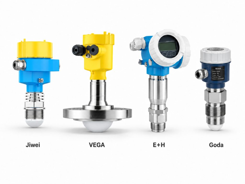Jiwei vs. VEGA, Endress+Hauser and Goda Radar Level Meters: An In-Depth Comparison of 80GHz Technology and Intelligent Operation
