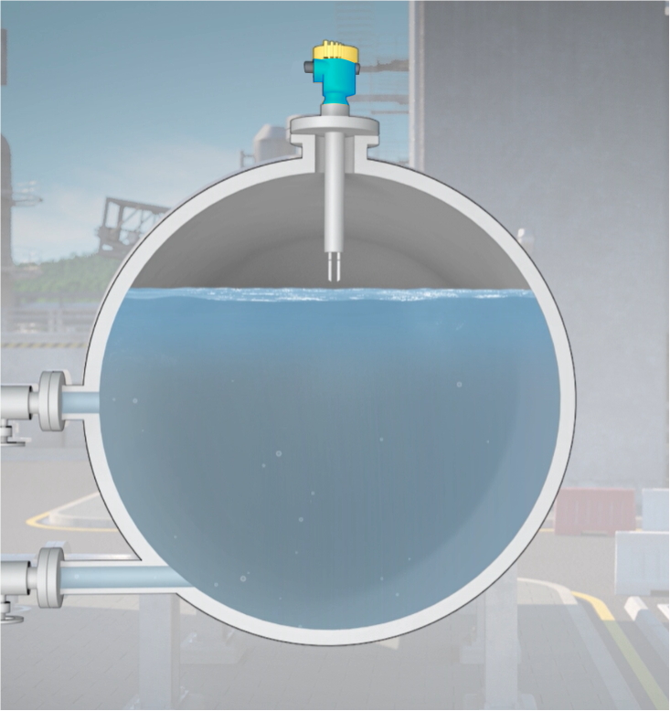 Liquid level measurement for spherical storage tanks Application of the Ring-11 Tuning Fork Level Switch in Wastewater Treatment Tanks: A Reliable Solution for Level Alarm and Pump Protection