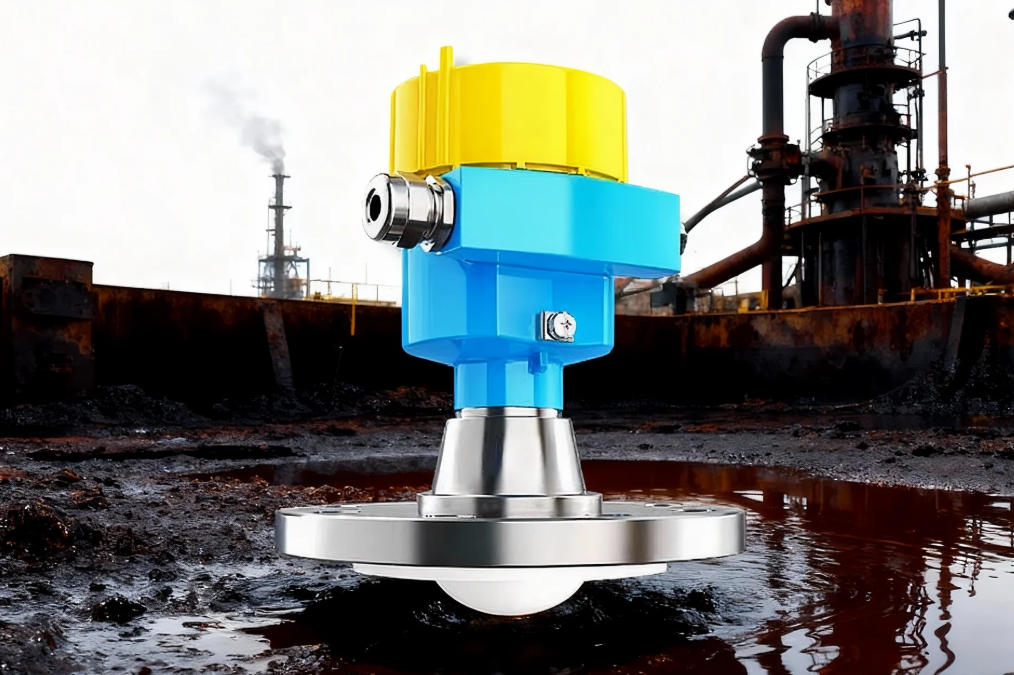 JWrada-34 Radar Level Meter for Heavy Oil Tank Level Measurement Application of JWrada-34 in the Oil Industry: An 80GHz Radar Level Measurement Solution for Complex Working Conditions