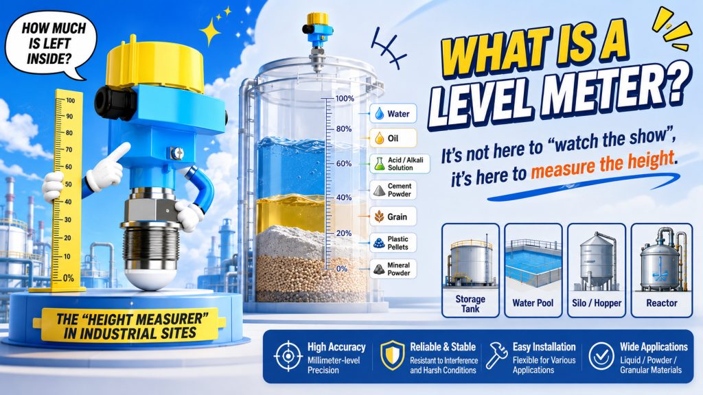 What Is a Level Meter? A Fun and Practical Guide to the Device That Lets Tanks, Silos, and Pools “Speak”