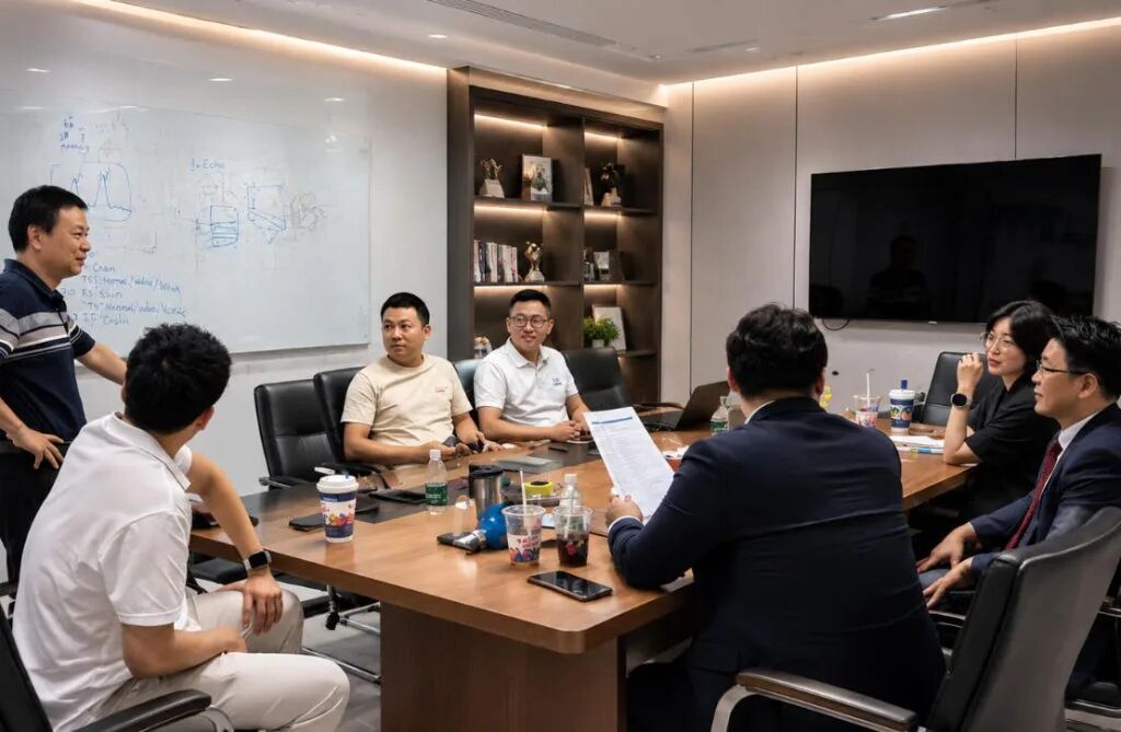 Korean and Japanese Customers Visit Shenzhen Jiwei to Explore Level Measurement Solutions for Steel, Mining, and Cement Industries