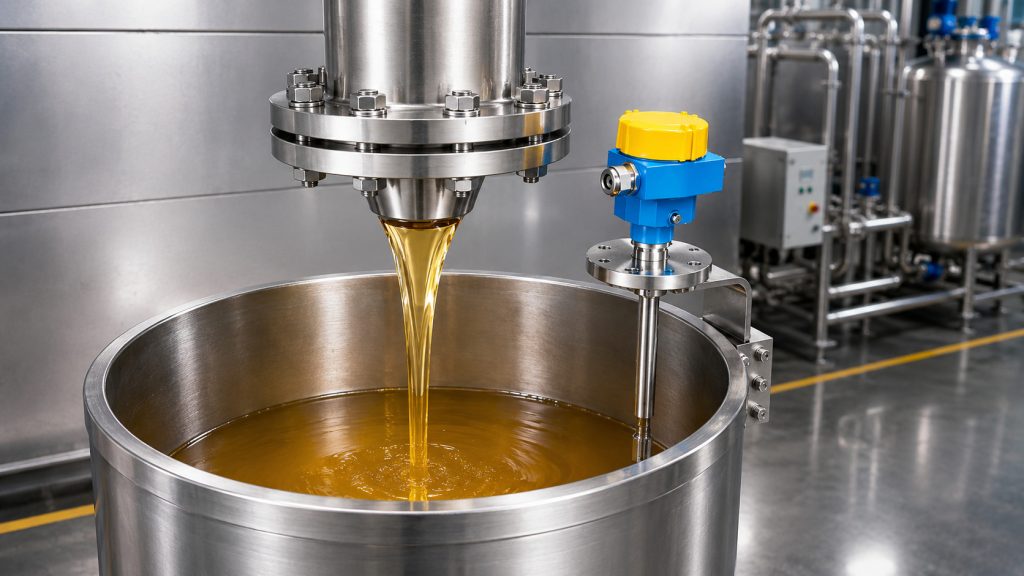Ring-11 Tuning Fork Level Switch for Chocolate Slurry Level Control
