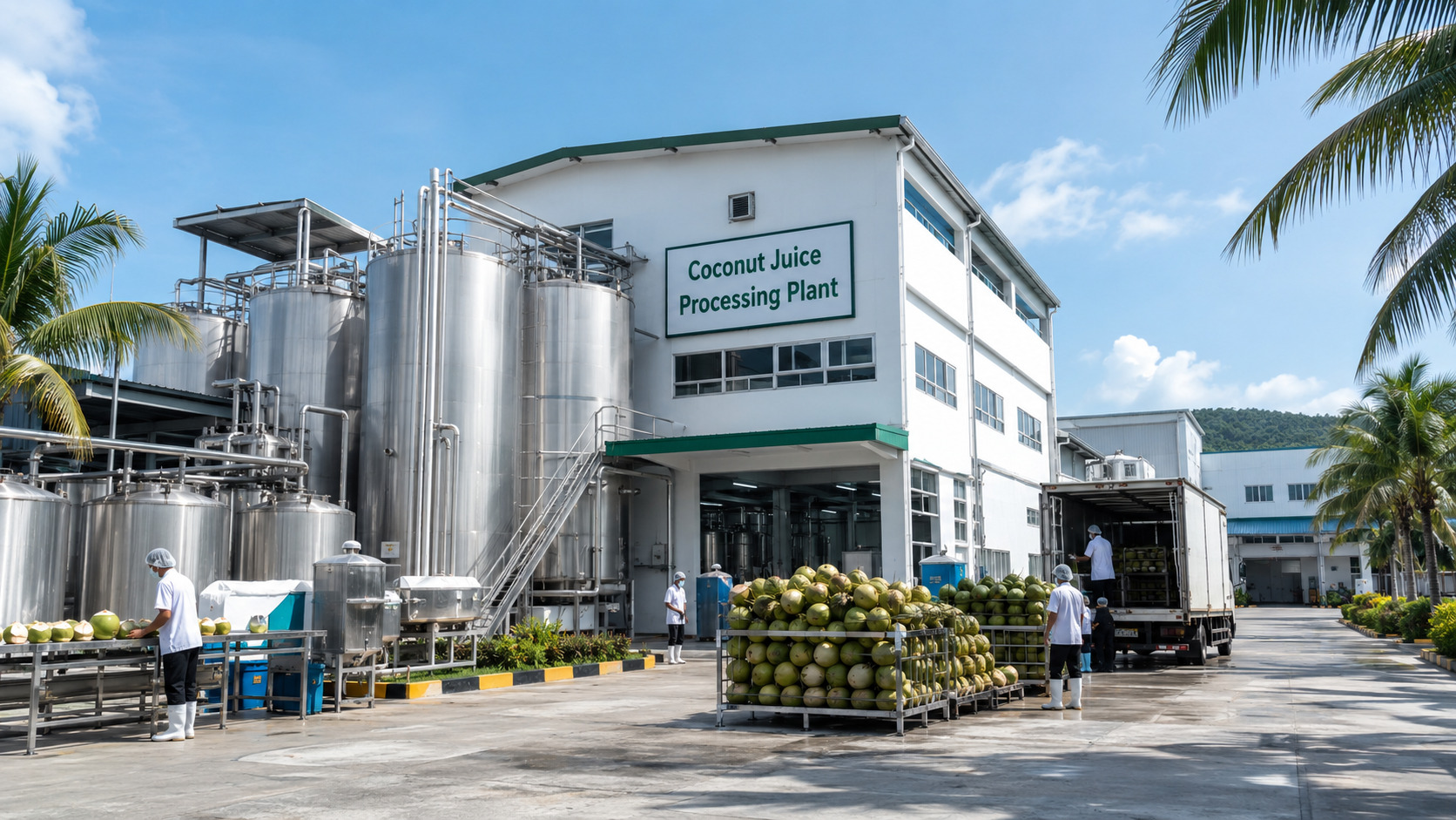 Coconut Juice Processing Plant