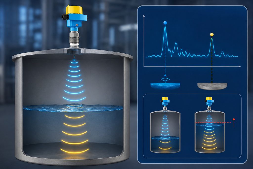 What a Radar Level Transmitter Actually Measures Isn’t “Level”: Understanding Echoes, Distance, and Level Calculation