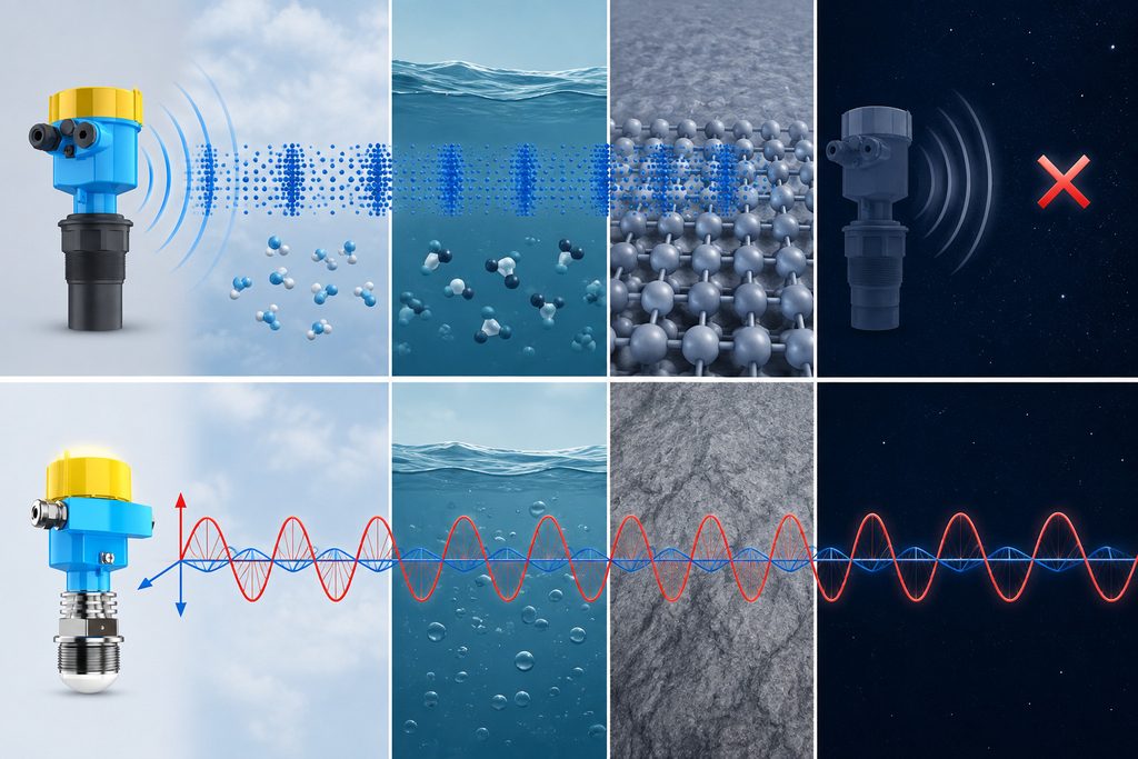 Ultrasonic and Radar Level Measurement Look Similar, but One of the Biggest Differences Is the Propagation Medium