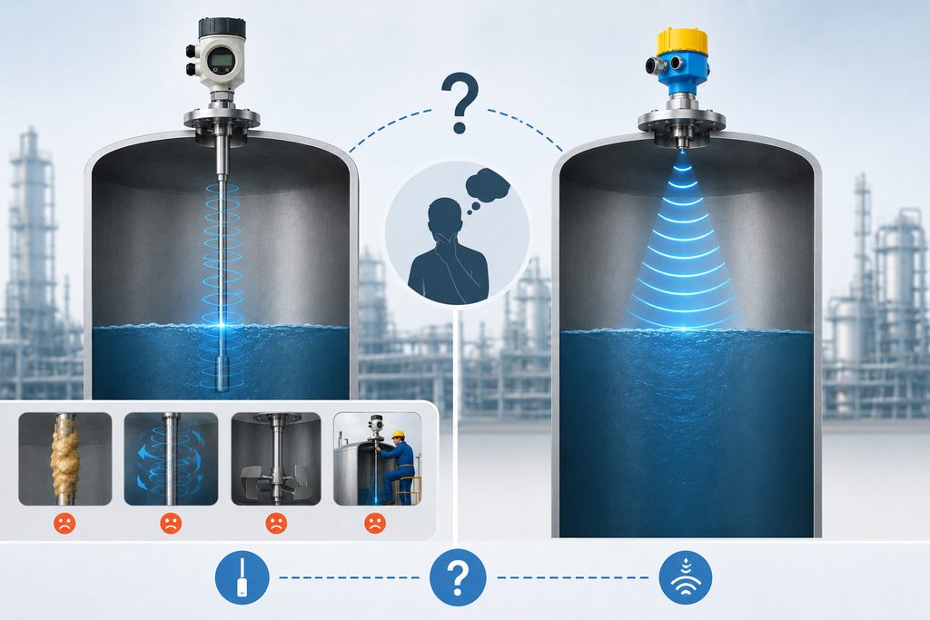 Guided Wave Radar Has “Radar” in Its Name, but the User Experience Is Very Different from Non-Contact Radar