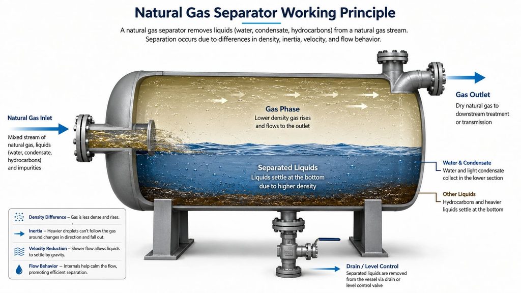 Natural Gas Separator Working Principle Application of Magnetic Level Gauges in Natural Gas Separators: Selection, Installation, and Maintenance