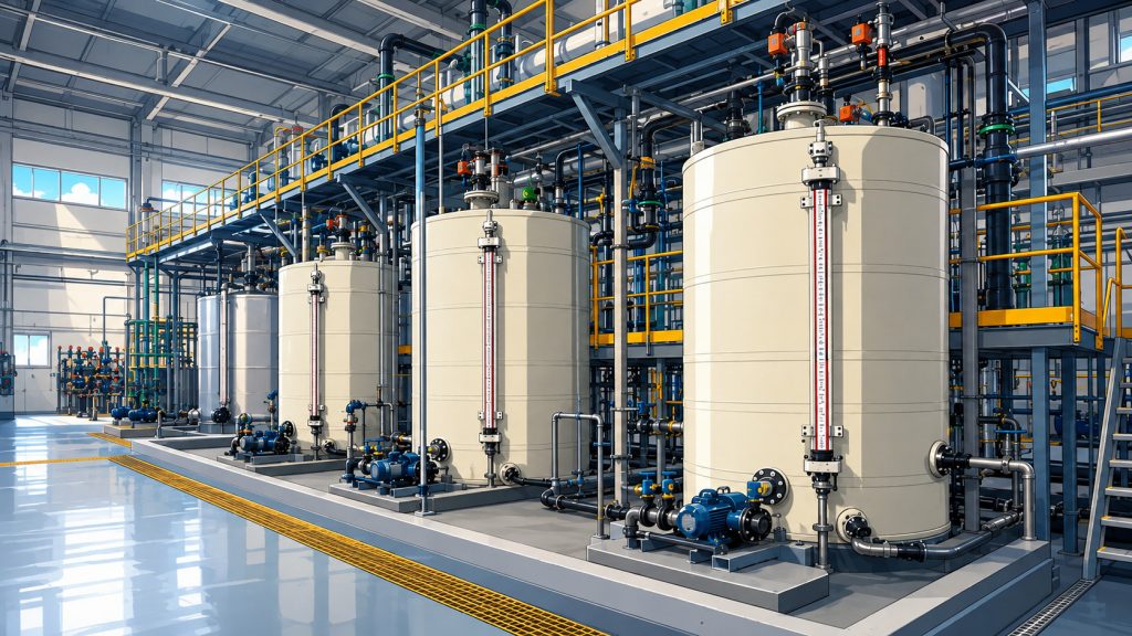 Application Case of Lined Magnetic Level Indicator in Highly Corrosive Acid and Alkali Storage Tanks