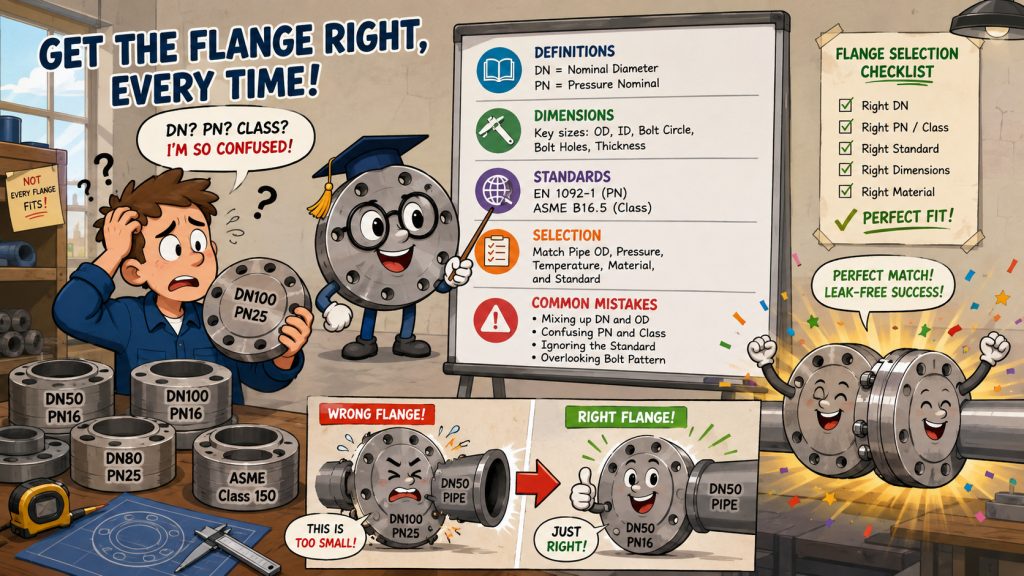 What Do DN and PN Mean on a Flange? A Complete Guide to Nominal Diameter and Nominal Pressure