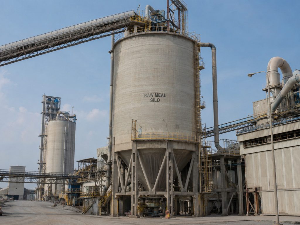 JWrada-34 Radar Level Meter with Air Purge and Adjustable Flange for Raw Meal Silo Level Measurement in the Cement Industry