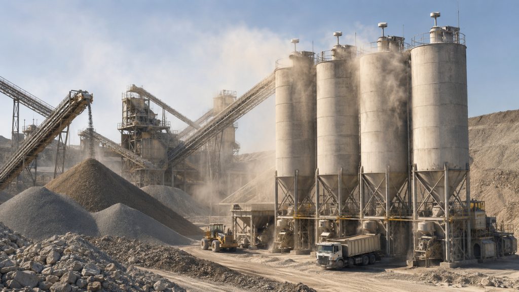 Application of the JWRada-34 Radar Level Meter in Sand and Gravel Silo Level Measurement