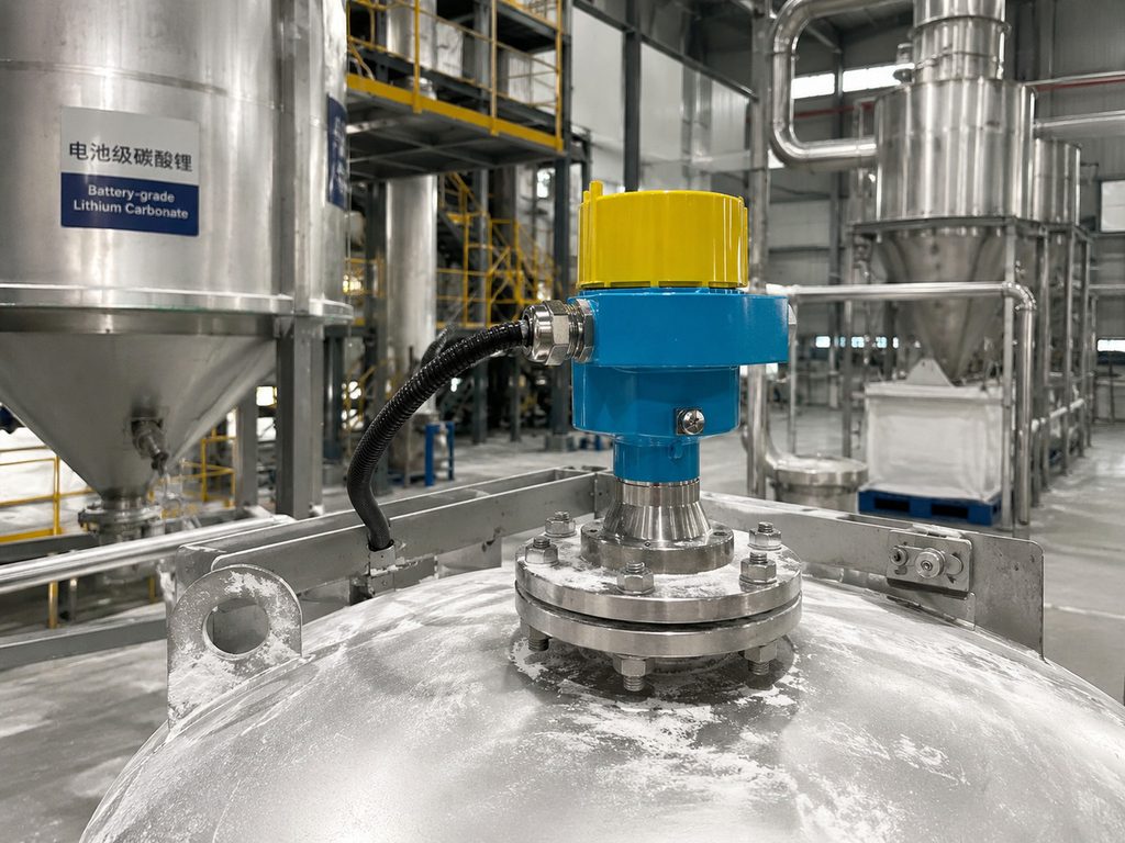 How to Measure the Level of Battery-Grade Lithium Carbonate in Storage Silos