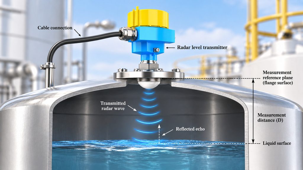 Radar Level Gauge for Reliable Liquid Level Measurement Liquid Level Measurement in Natural Gas Separators: An 80 GHz Radar Level Meter Application Case