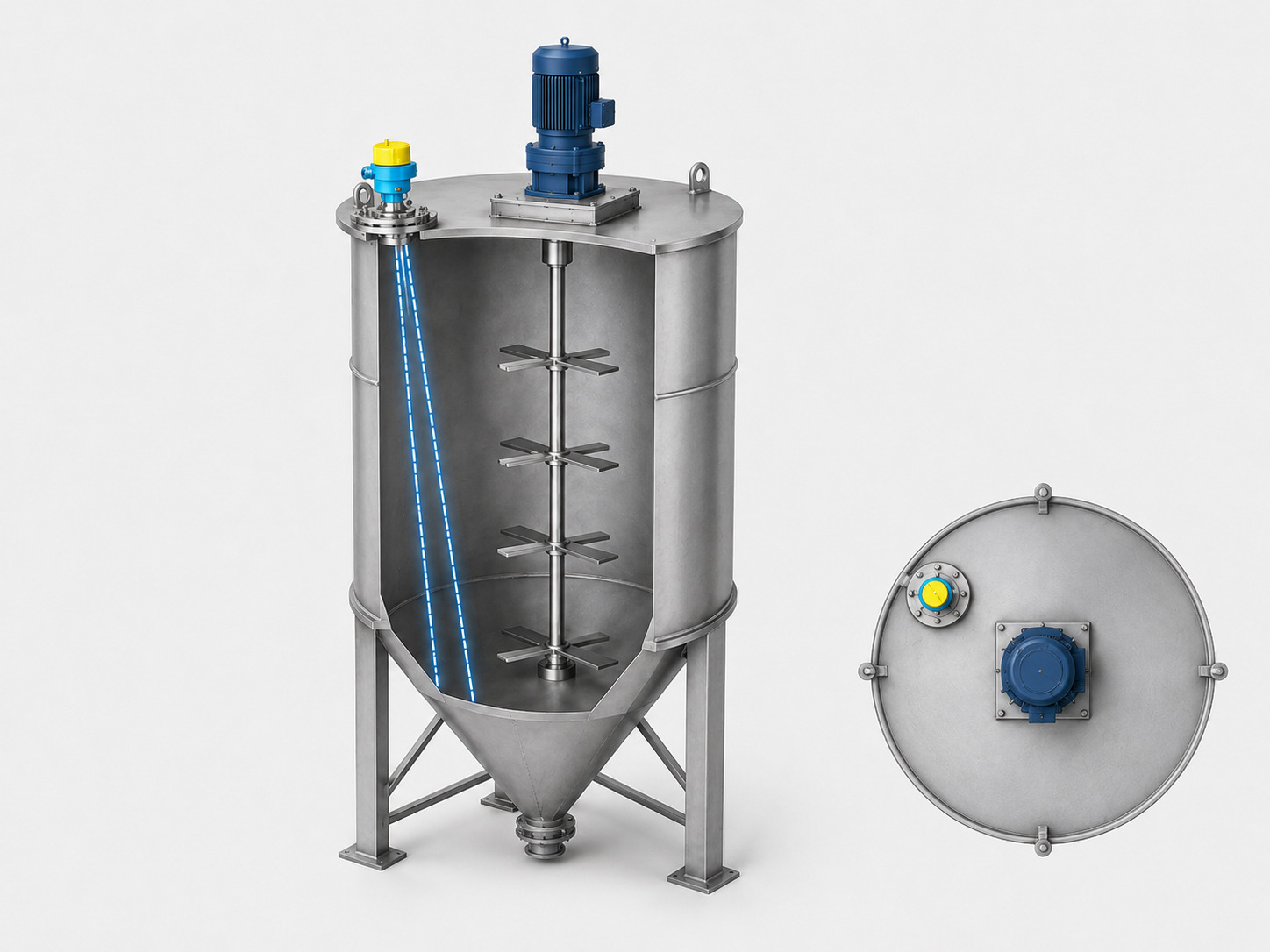 Radar Level Meter for Small Silo Measurement