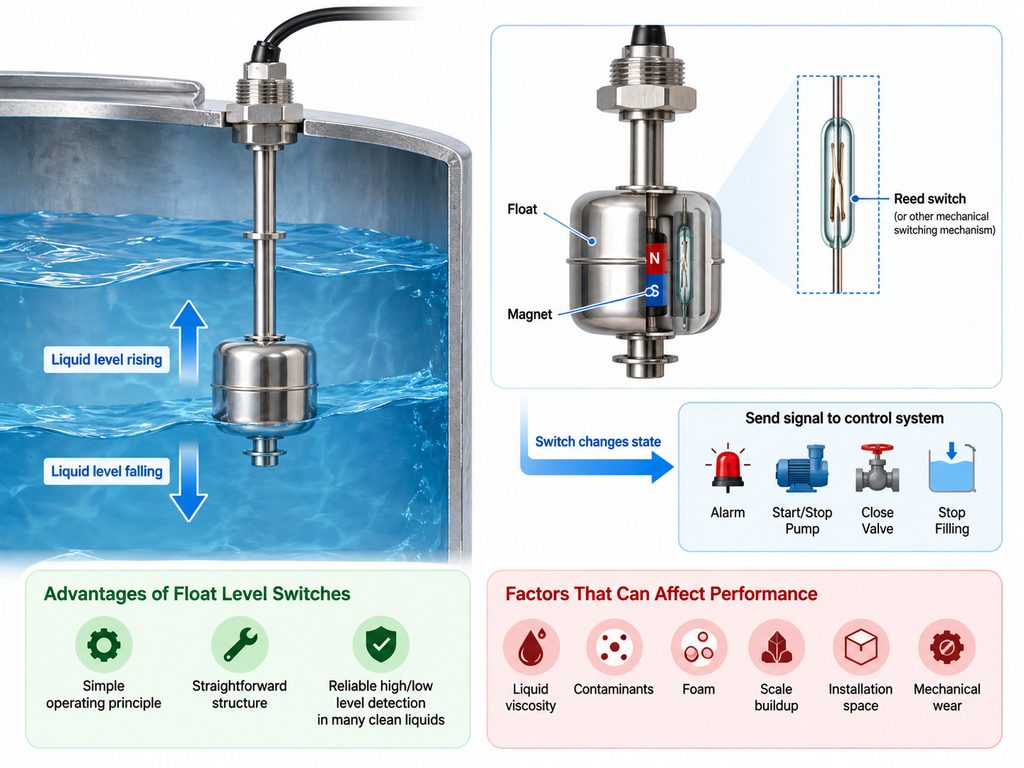 Benefits of Replacing a Float Level Switch with an Electronic Liquid Level Switch