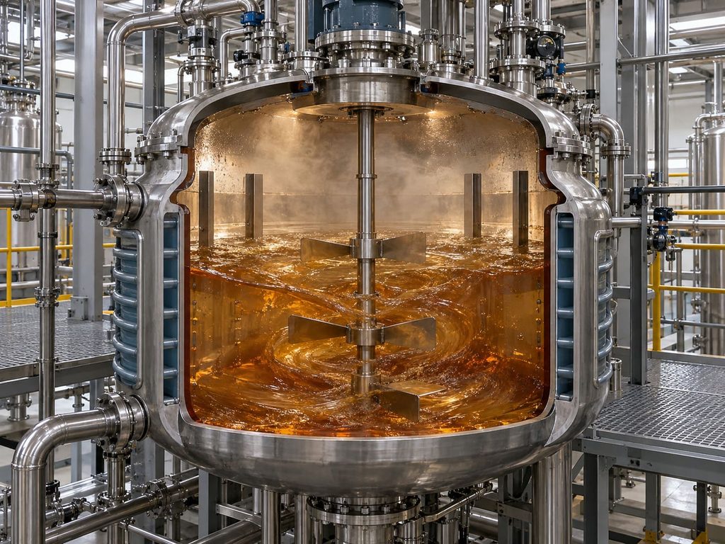 Radar Level Measurement in Resin Reactors: How to Handle Agitators, Foam, Vapor, and Buildup