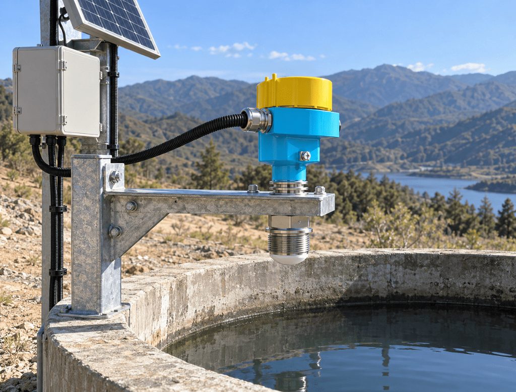 Jiwei JWrada Low Power Radar Level Meter for Water Level Measurement in Remote Areas Jiwei Advances Low-Power 80 GHz Radar Level Measurement Technology to Meet Customer Needs