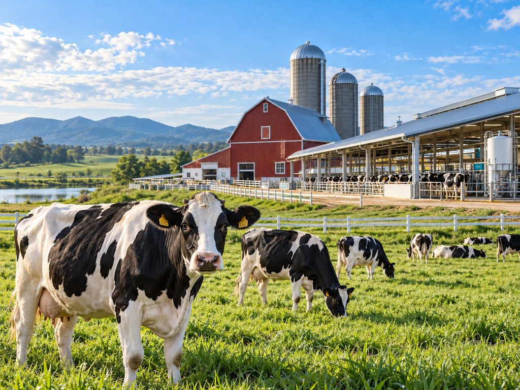 Dairy Cow Milking Preparation Routine