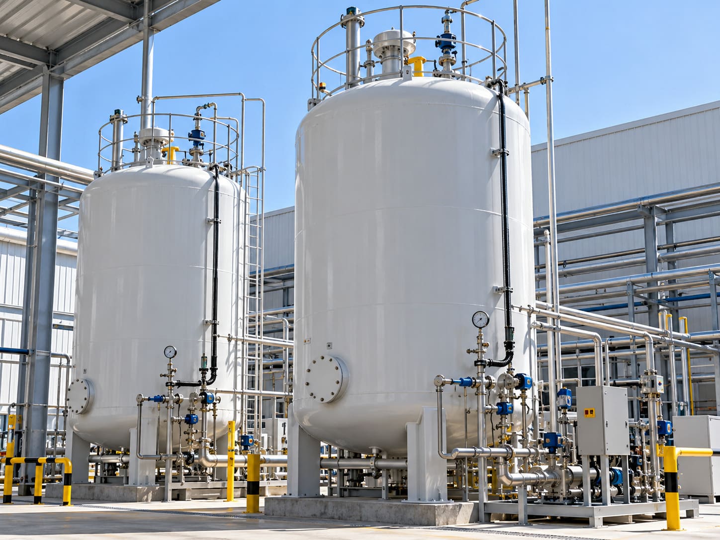 Recycled Material and Regranulated Pellet Silo