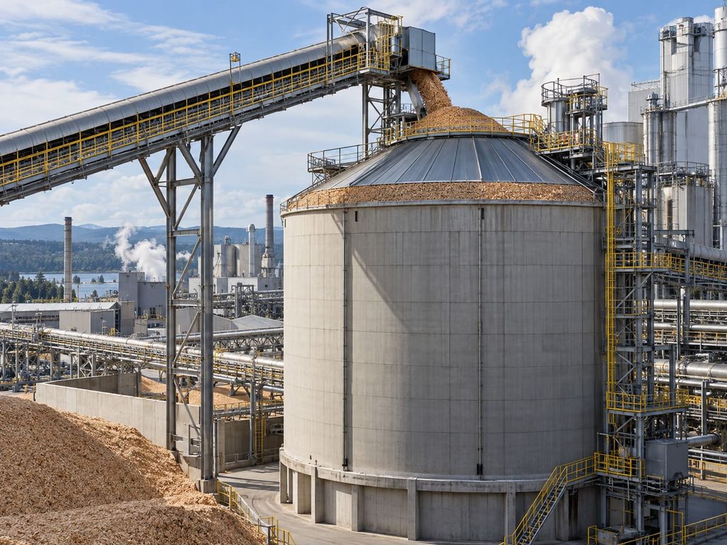 Wood Chip Silo Level Measurement: Why 80 GHz Radar Works in Pulp Mills