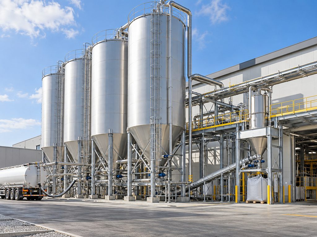 PS Raw Material Silo Level Measurement in XPS Production: 80 GHz Radar Level Meter for Dust and False Echo Challenges